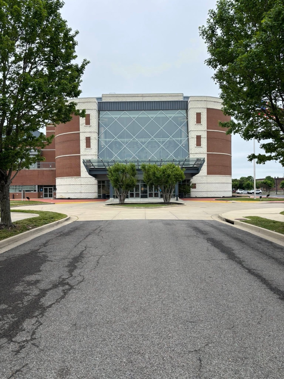 Large commercial building exterior