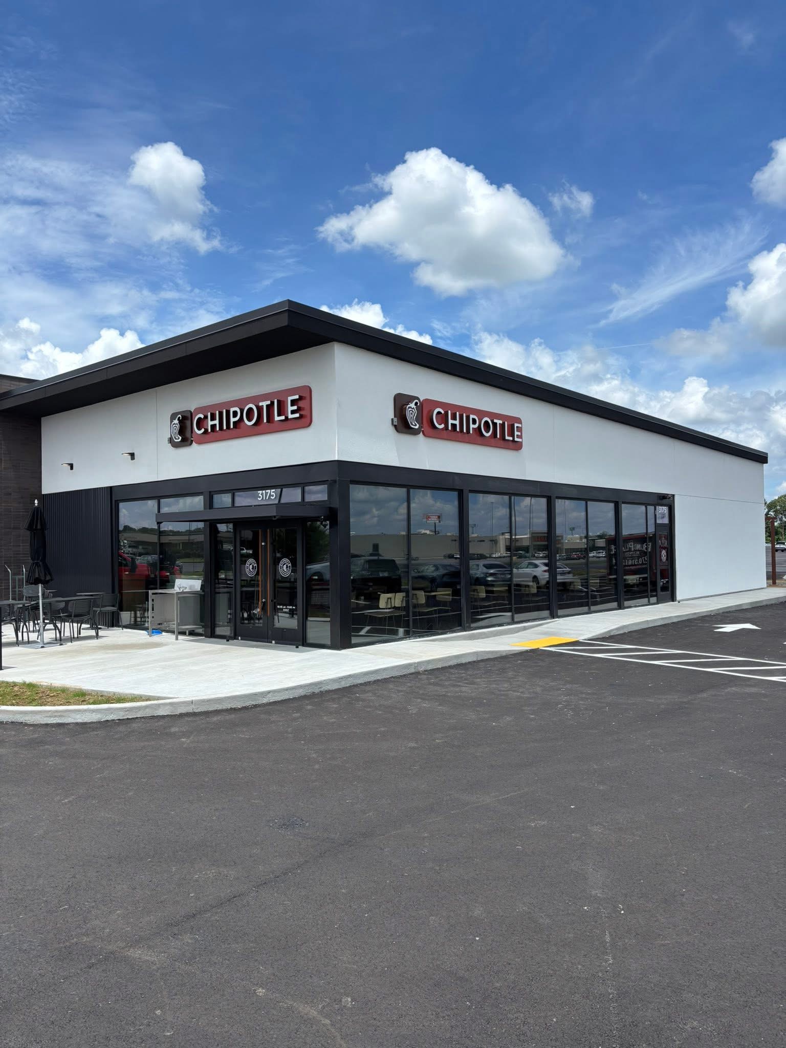 Chipotle restaurant storefront